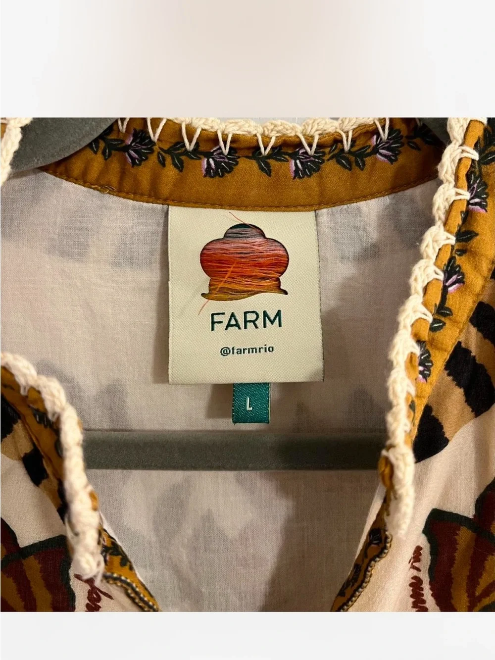 FARM Rio Ainika Floral Ruffle Mini Dress from Anthropologie - Picture 9 of 13